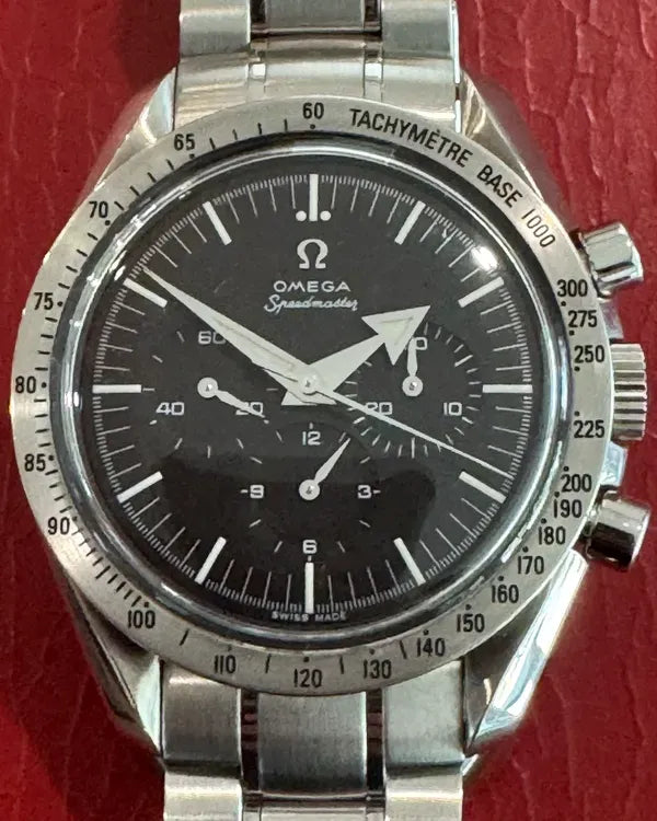 Omega Speedmaster "Broad Arrow" 42MM Black Dial Steel Bracelet (3594.50.00)