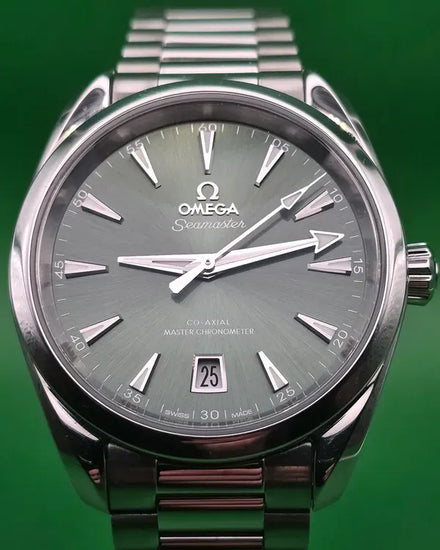 2023 Omega Seamaster Aqua Terra 38MM Green Dial Steel Bracelet (220.10.38.20.10.002)