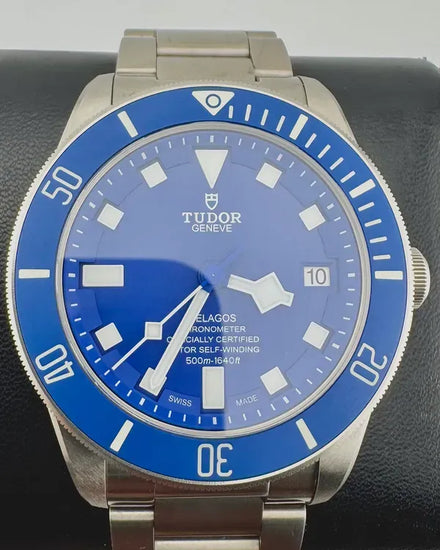 No Reserve - 2024 Tudor Pelagos 42MM Blue Dial Titanium Bracelet (25600TB)