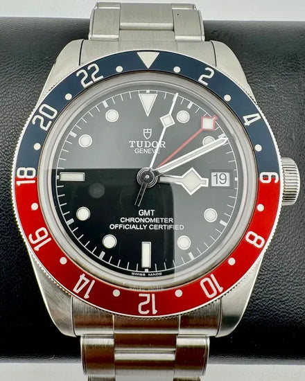 No Reserve - 2019 Tudor Black Bay GMT "Pepsi" 41MM Black Dial Steel Bracelet (79830RB)