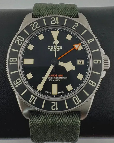 No Reserve - 2025 Tudor Pelagos FXD GMT 42MM Black Dial Textile Strap (2542G257NU)