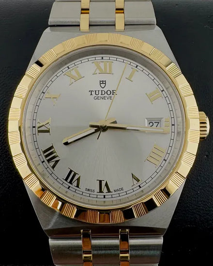 No Reserve - 2024 Tudor Royal 38MM Silver Dial Two-Tone Bracelet (28503)