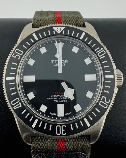 No Reserve - 2025 Tudor Pelagos FXD 42MM Black Dial Textile Strap (25717N)