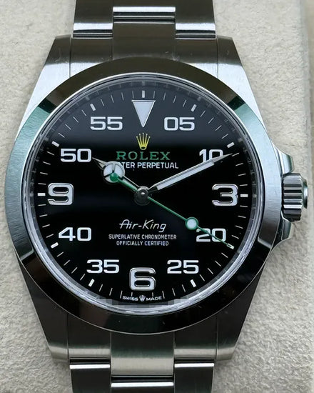 2023 Rolex Air-King 40MM Black Dial Oyster Bracelet (126900)