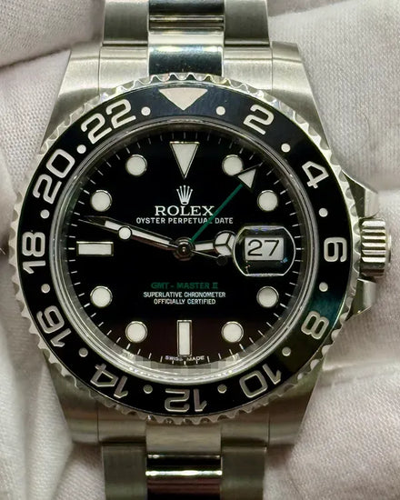 2013 Rolex GMT-Master II 40MM Black Dial Oyster Bracelet (116710LN)