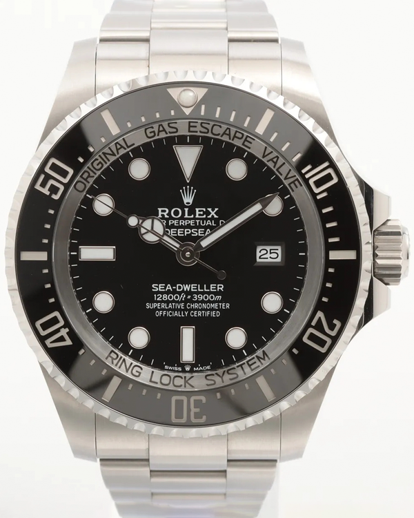 2022 Rolex Sea-Dweller Deepsea 44MM Black Dial Oyster Bracelet (126660)