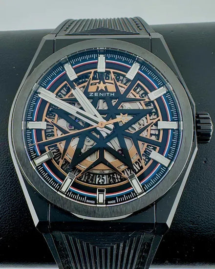 No Reserve - 2023 Zenith Defy Classic Fulsap 41MM Skeleton Dial Rubber Strap (49.9000.670-1/22.R797)