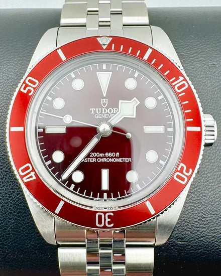 No Reserve - 2025 Tudor Black Bay 58 39MM Red Dial Steel Bracelet (7939A1A0RU)