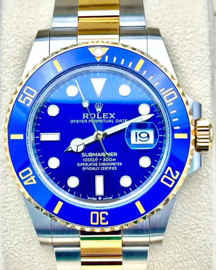 2023 Rolex Submariner "Bluesy" 41MM Blue Dial Two-Tone Oyster Bracelet (126613LB)