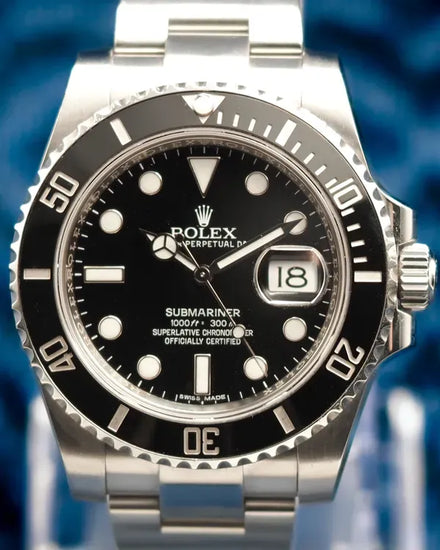 2016 Rolex Submariner Date 40MM Black Dial Oyster Bracelet (116610LN)