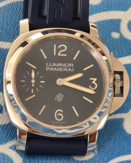 2022 Panerai Luminor "Blu Mare" 44MM Blue Dial Rubber Strap (PAM01085)