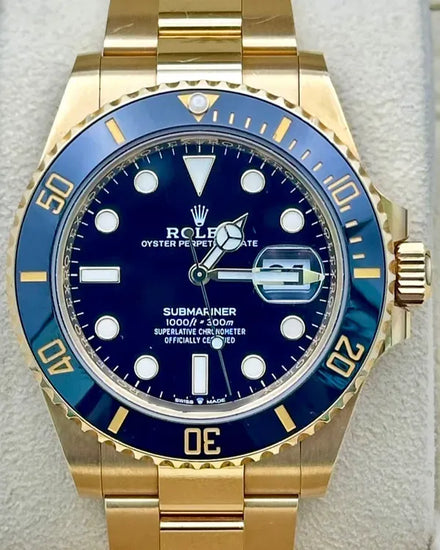 2020 Rolex Submariner Date 41MM Black Dial Yellow Gold Oyster Bracelet (126618LN)