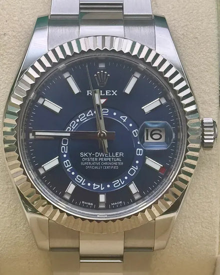 2021 Rolex Sky-Dweller 42MM Blue Dial Oyster Bracelet (326934)