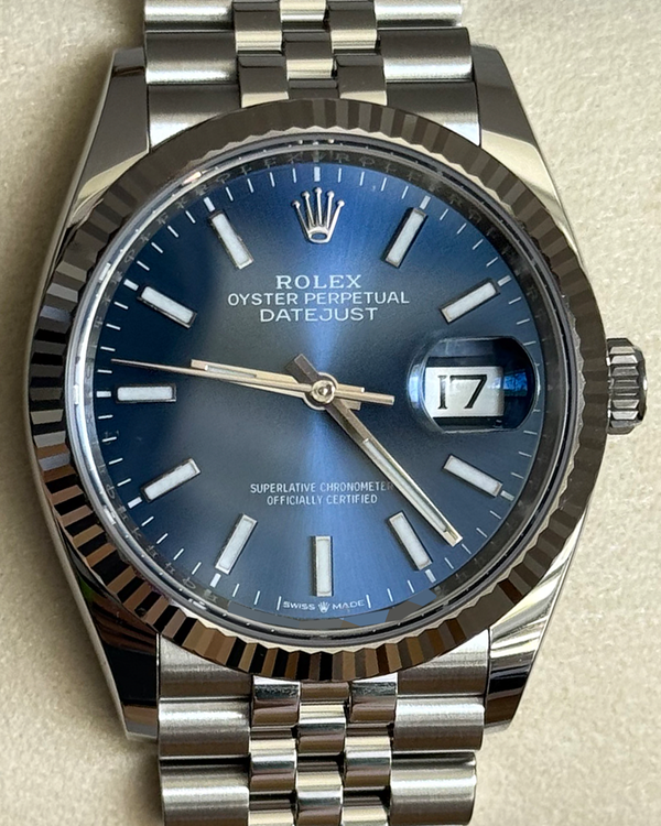2025 Rolex Datejust 36MM Blue Dial Jubilee Bracelet (126234)