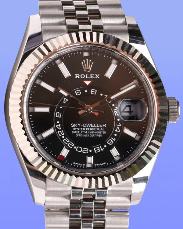 2025 Rolex Sky-Dweller 42MM Black Dial Jubilee Bracelet (336934)