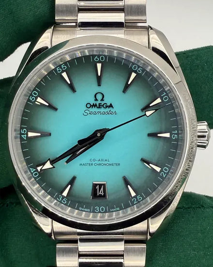2025 Omega Seamaster Aqua Terra 150M 41MM Turquoise Dial Steel Bracelet (220.10.41.21.03.006)