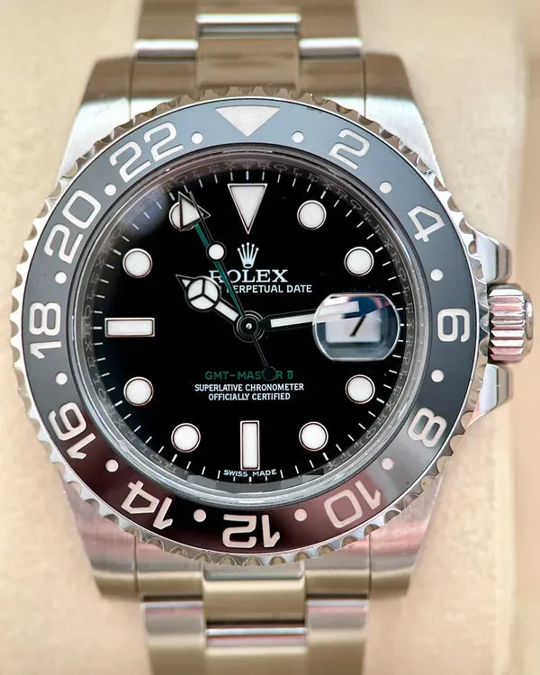 2016 Rolex GMT-Master II 40MM Black Dial Oyster Bracelet (116710LN)