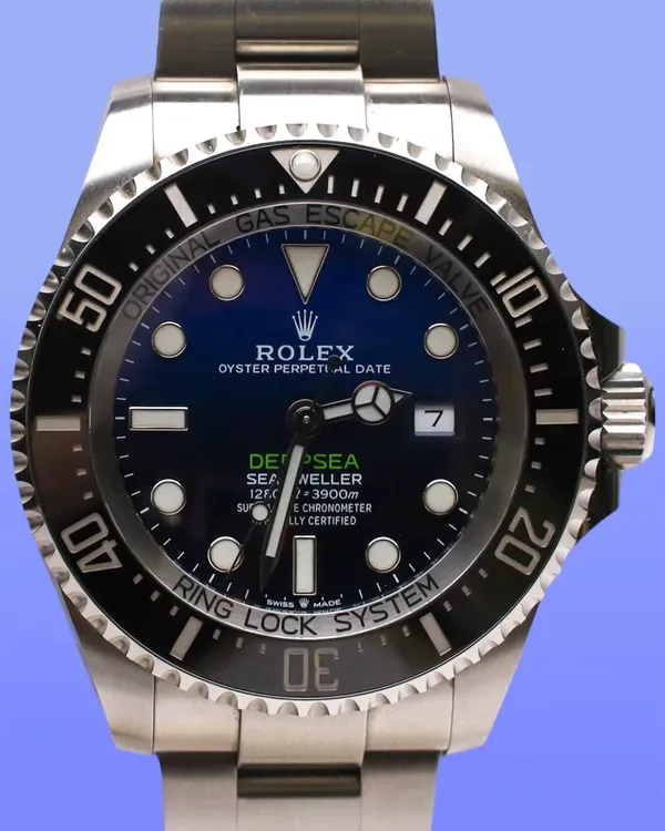 2022 Rolex Sea-Dweller Deepsea "James Cameron" 44MM Blue Dial Oyster Bracelet (126660)