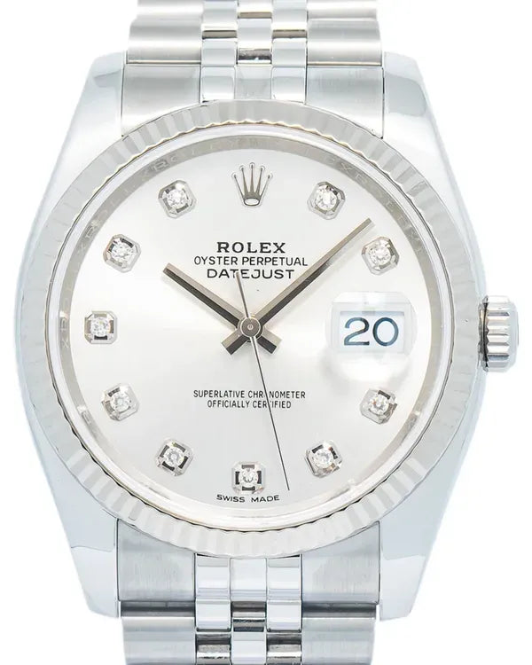 Rolex Datejust 36MM Silver Dial Jubilee Bracelet (116234)