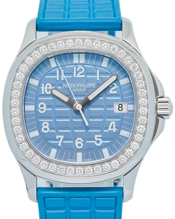 Patek Philippe Aquanaut Luce 36MM Quartz Blue Dial Rubber Strap (5067A-022)