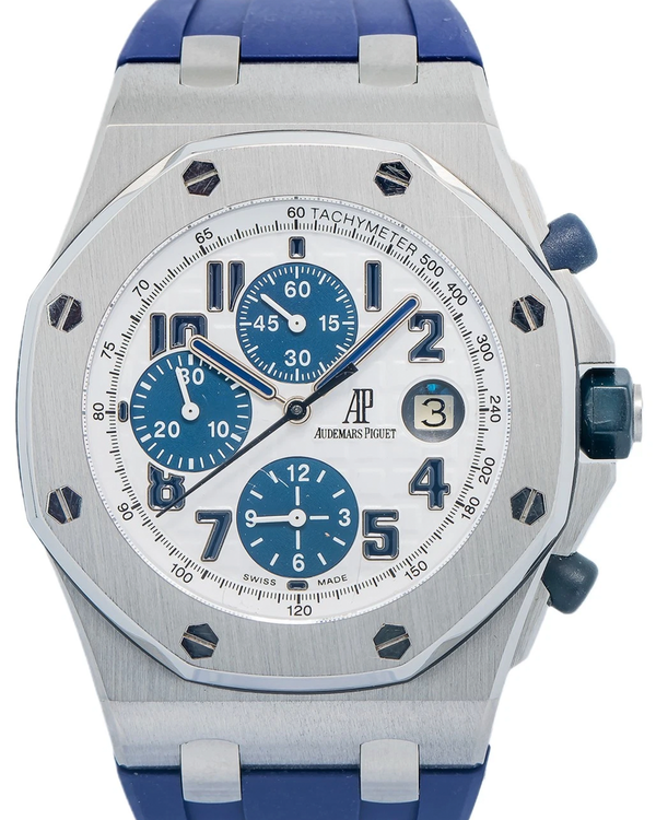 Audemars Piguet Royal Oak Offshore 42MM White Dial Rubber Strap (26020ST)