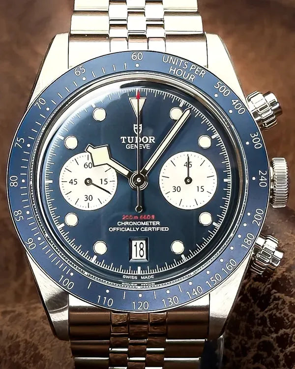 2024 Tudor Black Bay Chrono "Blue Boutique" 41MM Blue Dial Steel Bracelet (M79360B-0002)
