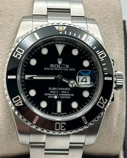 Rolex Submariner Date 40MM Black Dial Oyster Bracelet (116610)