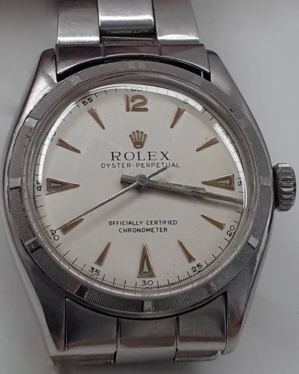 Rolex Oyster Perpetual 34MM Aftermarket White Dial Oyster Bracelet (6085)