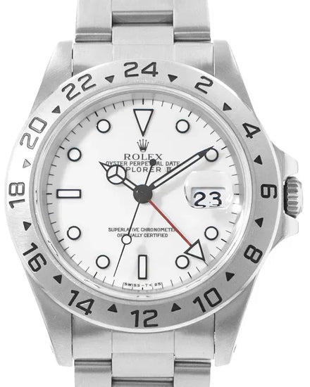 Rolex Explorer II "Polar" 40MM White Dial Oyster Bracelet (16570)