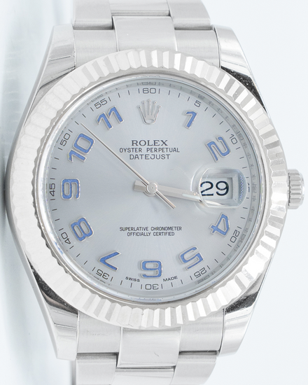 Rolex Datejust II 41MM White Dial Oyster Bracelet (116300)