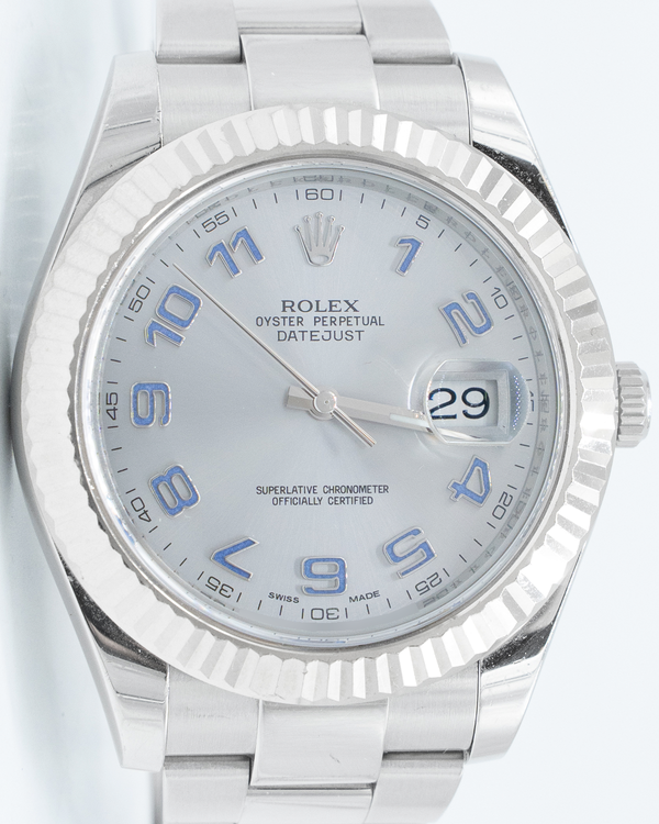 Rolex Datejust II 41MM White Dial Oyster Bracelet (116300)