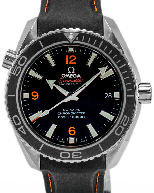 2015 Omega Seamaster Planet Ocean 600M 42MM Black Dial Rubber Strap (232.32.42.21.01.005)