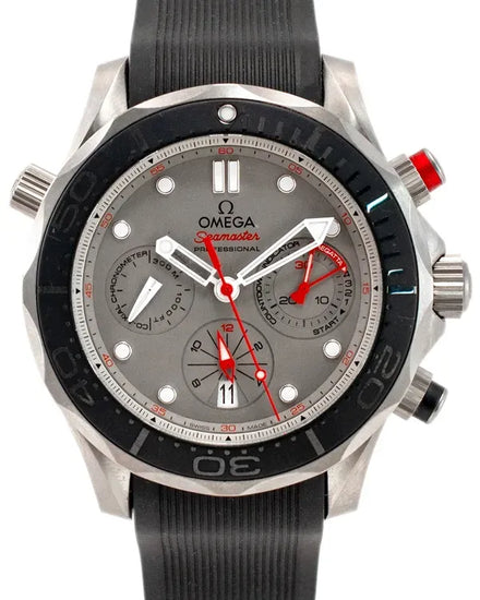 Omega Seamaster Diver 300M "ETNZ" 44MM Grey Dial Rubber Strap (212.92.44.50.99.001)