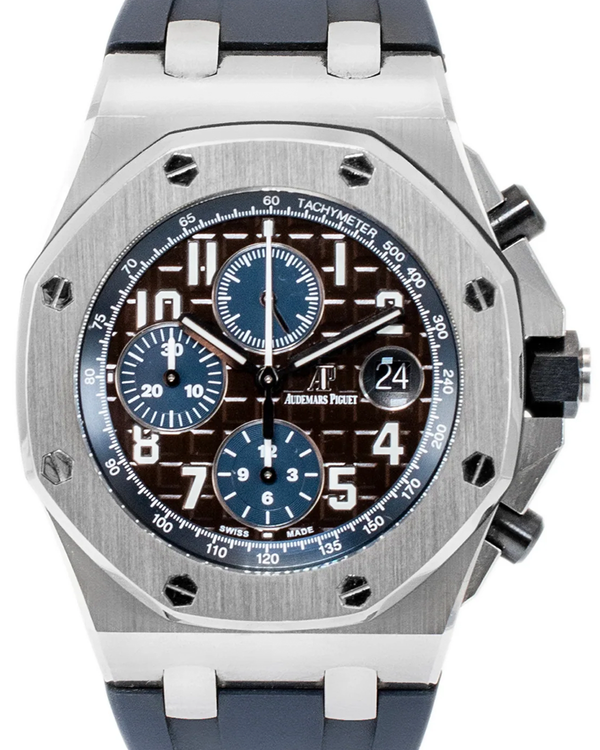 2020 Audemars Piguet Royal Oak Offshore Chronograph 42MM Black Dial Rubber Bracelet (26470ST)