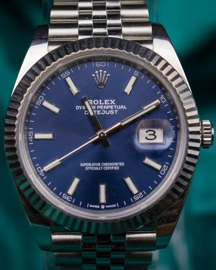 2022 Rolex Datejust 41MM Blue Dial Jubilee Bracelet (126334)