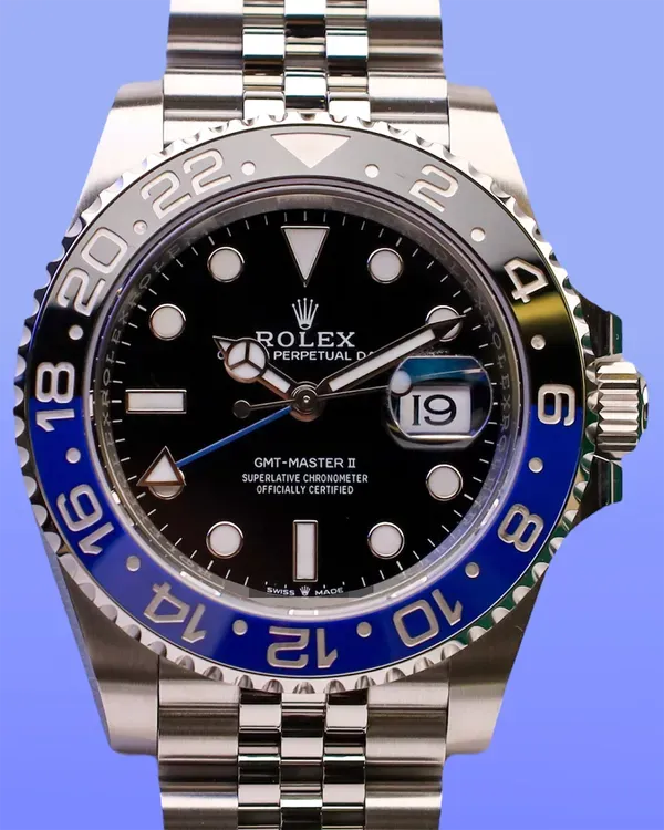 2025 Rolex GMT-Master II "Batgirl" 40MM Black Dial Jubilee Bracelet (126710BLNR)