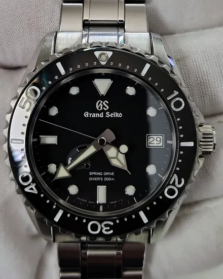 2021 Grand Seiko Sport Diver 44.2MM Black Dial Steel Bracelet (SBGA229)