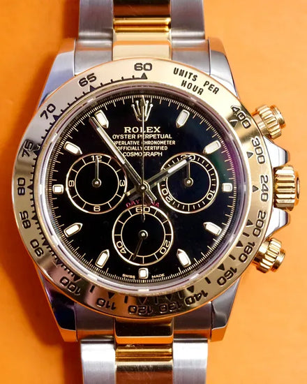 2019 Rolex Cosmograph Daytona 40MM Black Dial Two-Tone Oyster Bracelet (116503)