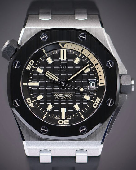 2022 Audemars Piguet Royal Oak Offshore Diver L.E. 42MM Black Dial Rubber Strap (15720CN.OO.A002CA.01)