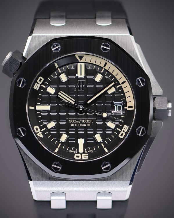 2022 Audemars Piguet Royal Oak Offshore Diver L.E. 42MM Black Dial Rubber Strap (15720CN.OO.A002CA.01)