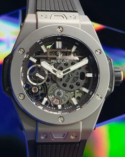 Hublot Big Bang Meca-10 45MM Skeleton Dial Rubber Strap (414.NI.1123.RX)