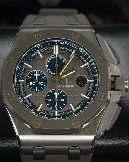 2021 Audemars Piguet Royal Oak Offshore Chronograph 44MM Grey Dial Rubber Strap (26400IO.OO.A004CA.02)