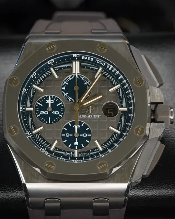 2021 Audemars Piguet Royal Oak Offshore Chronograph 44MM Grey Dial Rubber Strap (26400IO.OO.A004CA.02)