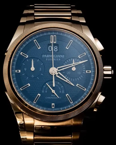 2020 Parmigiani Fleurier Tonda Tondagraph GT L.E. 42MM Blue Dial Rose Gold Bracelet (PFC903-15003400-B00782)