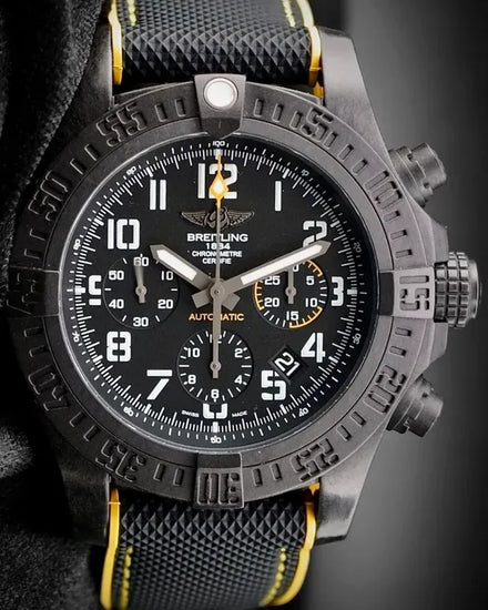 2019 Breitling Avenger Hurricane 12H 45MM Black Dial Textile Strap (XB0180E4/BF31)