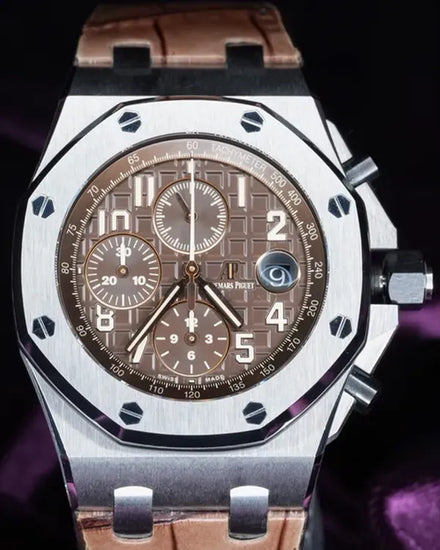 2018 Audemars Piguet Royal Oak Offshore "Havana" 42MM Brown Dial Leather Strap (26470ST.OO.A820CR.01)