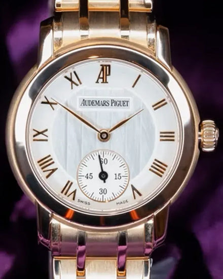 2006 Audemars Piguet Jules 27MM Silver Dial Rose Gold Bracelet (79386OR.OO.1229OR.01)