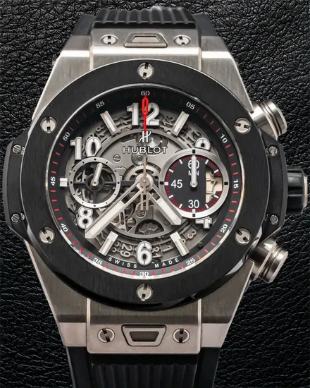 Hublot Big Bang Unico 45MM Skeleton Dial Rubber Strap (411.NM.1170.RX)