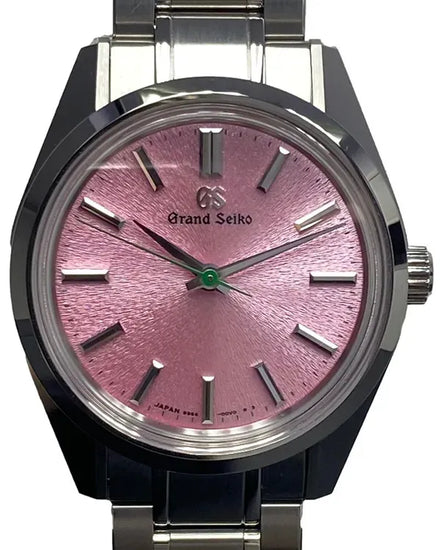 2024 Grand Seiko Heritage "Hanami" 36.5MM Pink Dial Steel Bracelet (SBGW313)