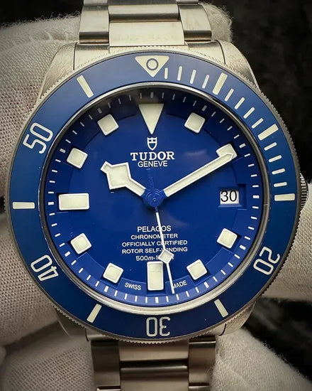 2021 Tudor Pelagos 42MM Blue Dial Titanium Bracelet (25600TB)